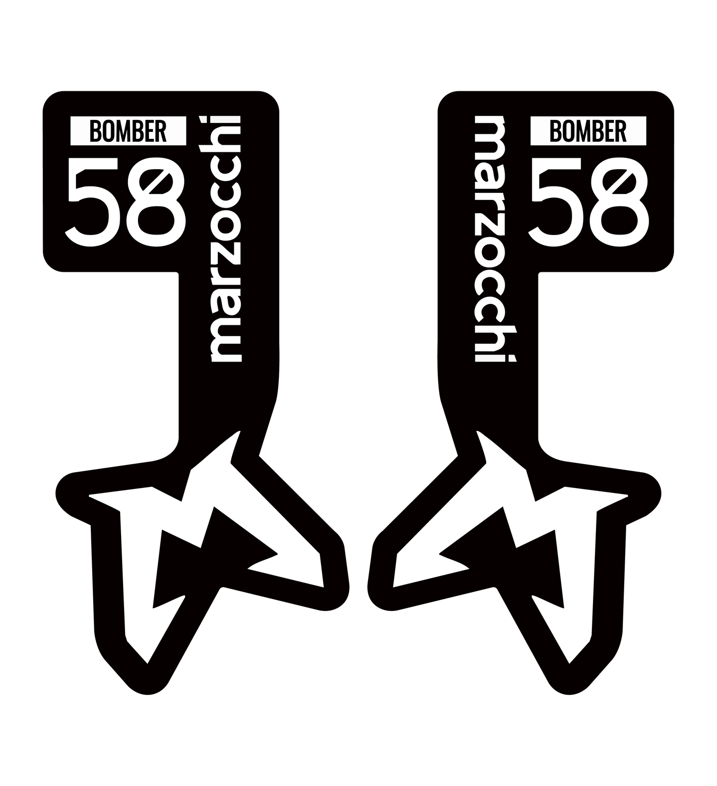 Marzocchi Bomber 58 Decal 2
